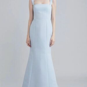 Amsale Ida Bridesmaid Dress size 2/4 (ice blue color)